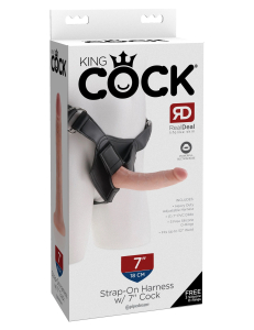 Страпон King Cock Strap on Harness with 7