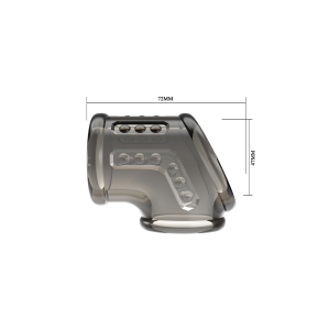 Прозрачная насадка на пенис BI-026266