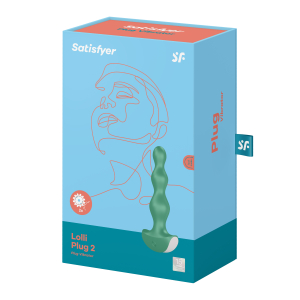 Анальная Пробка с Вибрацией Lolli-Plug 2 Green 003252SA