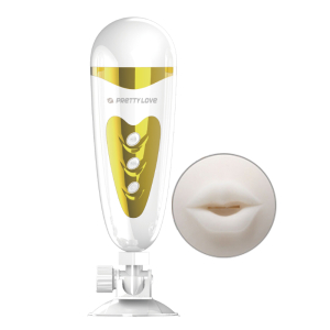 Мега-мастурбатор с вибрацией Mouth style BM-00900T50-2