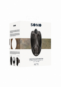Мастурбатор SONO No71 Vibrating Black SH-SON071BLK