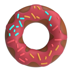 Эрекционное кольцо Пончик Pretty Love Donut BI-210344-1