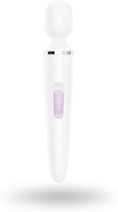 Вибромассажер Satisfyer Wand-er Woman (White/Chrome) 001227SA