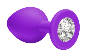 Анальная пробка Emotions Cutie Small Purple clear crystal 4011-04Lola