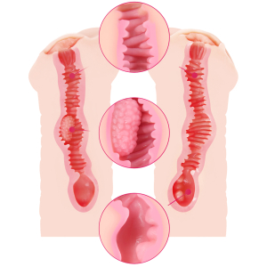 Мастурбатор Tattoo двойной слой телесный KOKOS M03-001-06D