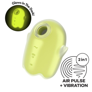 Вакуумный массажер Satisfyer Glowing Ghost yellow 060064SA