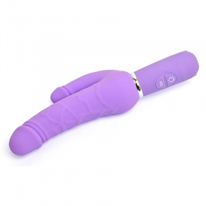 Вибратор Levina-Double Penis Purple 88006purHW