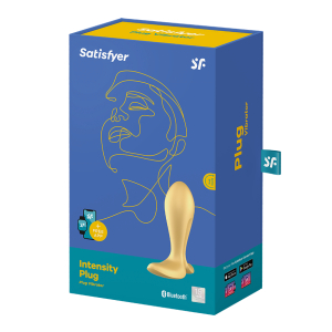 Анальная Пробка с Вибрацией Intensity Plug Gold 003245SA