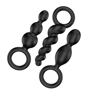 Комплект Анальных Стимуляторов Satisfyer Black 000756SA