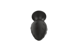 Силиконовая анальная пробка черная M (6.7*3.5cm) 3302-02