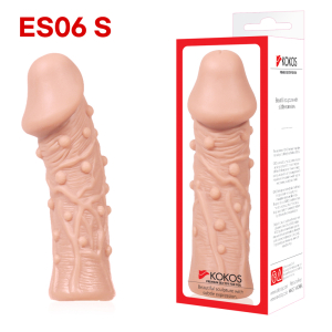 Насадка-рукав Extreme Sleeve телесная с шипами KOKOS ES-06-S