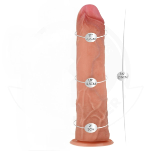 Реалистичный вибратор с функцией фрикций D-243374