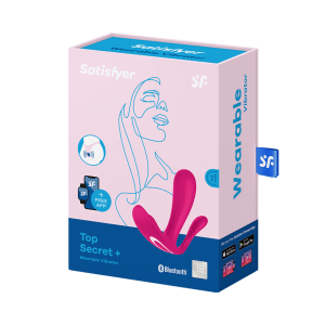 Вибратор Satisfyer Top Secret+ Connect App Pink 003429SA