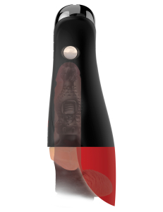 Мастурбатор в колбе с вибрацией Fuck-O-Matic Pro XL Pipedream RD55221PD