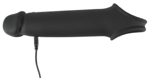 Вибрирующая насадка для пениса с хомутом для яичек и пультом управления 0550825ON