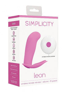 Вибростимулятор Leon Wireless 10 Speeds Pink SH-SIM072PNK