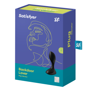 Анальная Пробка с Вибрацией Backdoor Lover black 004181SA