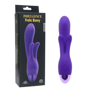Вибратор INDULGENCE Rechargeable Frolic Bunny purple 174216purHW
