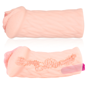 Мастурбатор Elegance 005V с вибропулей телесный TPR KOKOS M01-03-005V