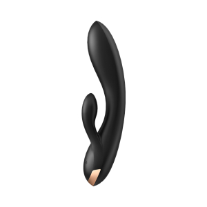 Вибратор Satisfyer Double Flex Connect App black 002583SA