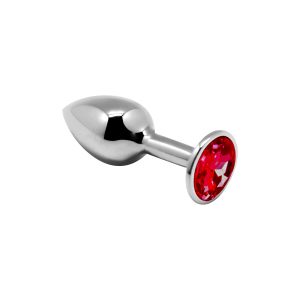 Анальная пробка Mini Metal Butt Plug Anal Pleasure Red S 70088AL