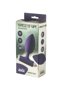 Анальная пробка с вибрацией Spice it up New Edition Perfection Ultraviolet 8014-04lola