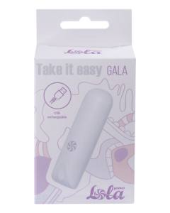 Перезаряжаемая вибропуля Take it Easy Gala White 9024-01lola