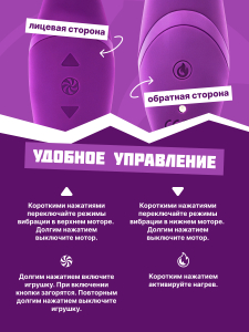 Нагревающийся Вонд Heating Wand Purple 1018-03lola