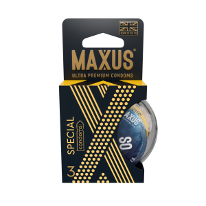 Презервативы точечно-ребристые MAXUS AIR Special №3 п/к 6082mx