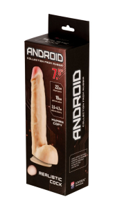 Фаллоимитатор на присоске ANDROID Collection-V 8.7