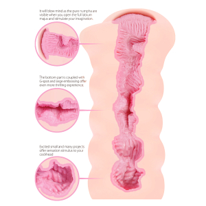 Мастурбатор Gloria двойной слой телесный KOKOS M03-001-08D