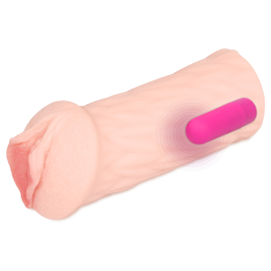 Мастурбатор Elegance 005V с вибропулей телесный TPR KOKOS M01-03-005V