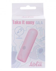 Перезаряжаемая вибропуля Take it Easy Gala Pink 9024-02lola