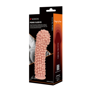 Насадка Penis Sleeve телесная TPE KOKOS PS-005-L