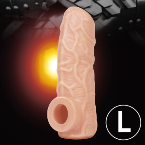 Насадка Nude Sleeve реалистичная телесная TPE KOKOS NS-001-L