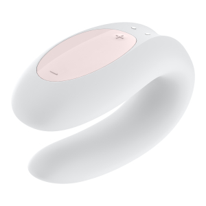 Вибромассажер для Пары Satisfyer Double Joy White 001708SA
