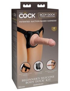 Страпон King Cock Elite Harness & 6