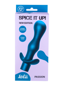 Анальная пробка с вибрацией Spice it up Passion Aquamarine 8004-03Lola