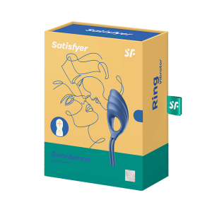 Виброкольцо Satisfyer Swordsman green 018416SA