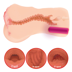 Мастурбатор Hanna Onahole Edition 002 телесный TPE с вибрацией KOKOS M01-003-11DEV