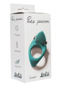 Эрекционное виброкольцо Pure Passion Sunset Green 1302-03lola