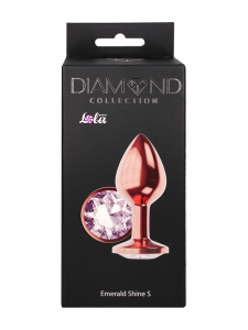 Анальная Пробка Diamond Moonstone Shine S Розовое Золото 4021-01lola