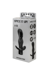 Анальная пробка с вибрацией Spice it up Satisfaction Black 8002-01lola