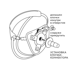 Трусики Harness UNI strap с корсетом 070003ru