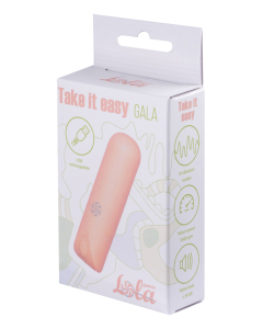 Перезаряжаемая вибропуля Take it Easy Gala Peach 9024-03lola