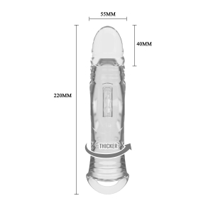 Прозрачная насадка на пенис BI-026241NM
