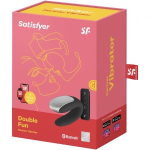 Вибромассажер для Пары Satisfyer Double Fun black 001692SA