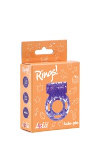 Эрекционное кольцо с вибрацией Rings Axle-pin purple 0114-81Lola