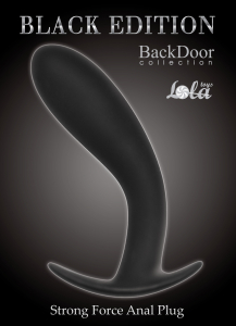 Анальная пробка Strong Force Anal Plug Black 4215-01Lola
