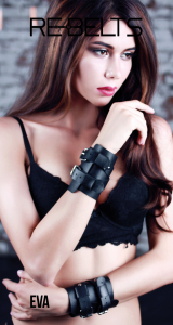Наручники черные Eva Black 7729rebelts